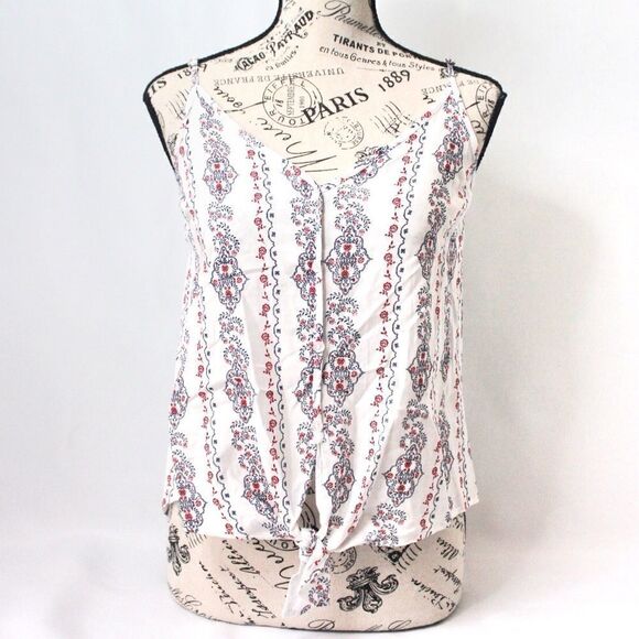 NWT Japna Floral Print Sleeveless Blouse/Top in XS - Picture 1 of 6